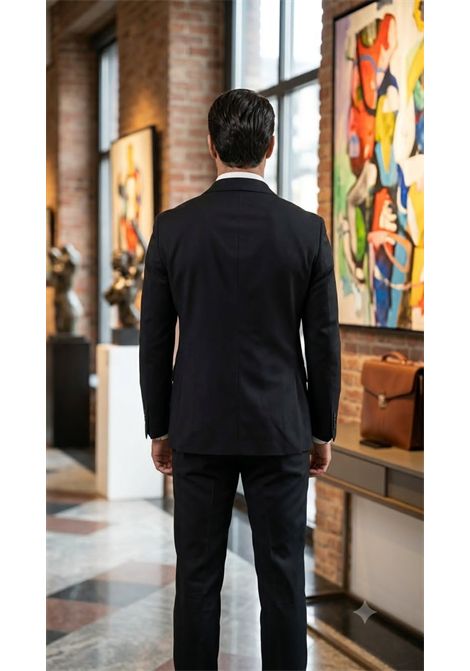 Abito Monopetto Slim Fit Manuel Ritz in Fresco Lana MANUEL RITZ | Abiti | 3232A3328 22313199